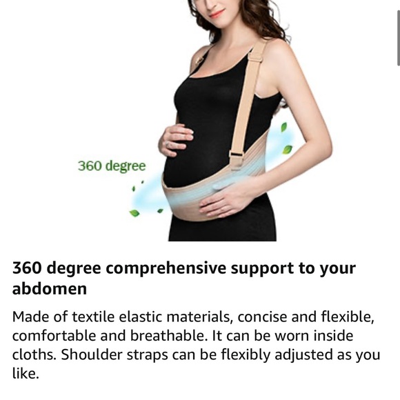 NWOT SUI SONG maternity Belly Band for Pregnancy,Abdomen Support Sz XL - Picture 4 of 15